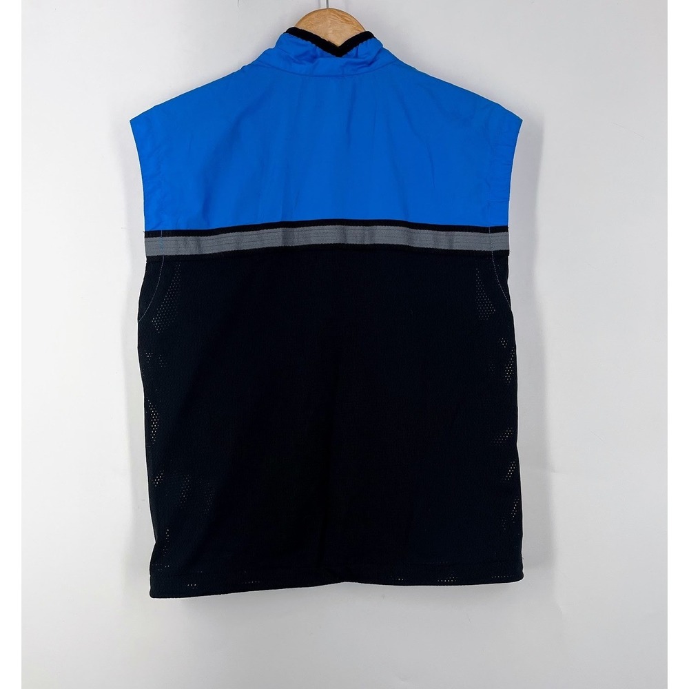 Nike Mens Vintage Mesh Back Reflective Full Zip Running Training Vest M - Picture 2 of 15